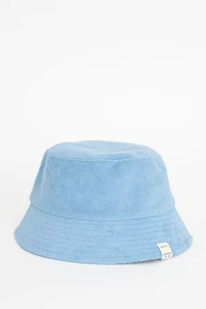 Sissy-Boy Heren Buckethat - Blauwe badstof bucket hat