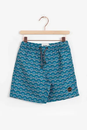 Shiwi Blauwe Zwembroek Met Aztec Print
