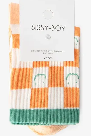 Sissy-Boy Sokken Met Blokjespatroon