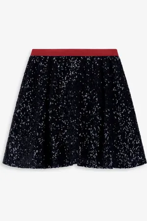 Sissy-Boy Donkerblauwe Rok Met Pailletten