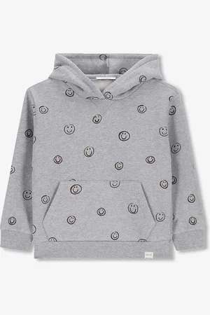 Sissy-Boy Grijze Hoodie Met Smiley Print