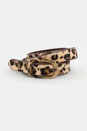 Sissy-Boy Bruine Riem Met Leopard Print