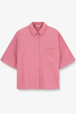 Sissy-Boy Lichtroze Blouse Met Borstzak