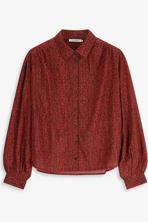 Sissy-Boy Rode Blouse Met Lurex