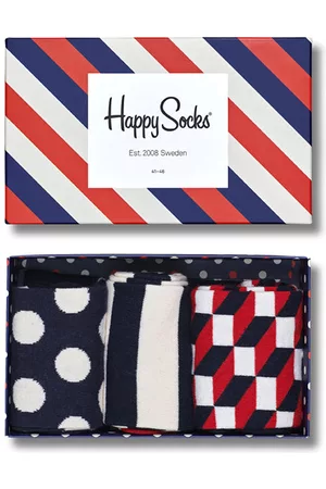 Happy Socks Classic stripe giftbox 3-pack