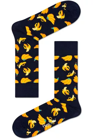 Happy Socks Banana donkerblauw