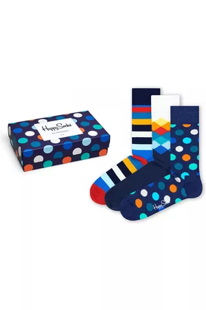 Happy Socks Sokken - Classic mix giftbox 3-pack