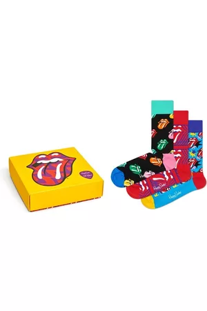 Happy Socks Giftbox 3-pack sokken Rolling Stones
