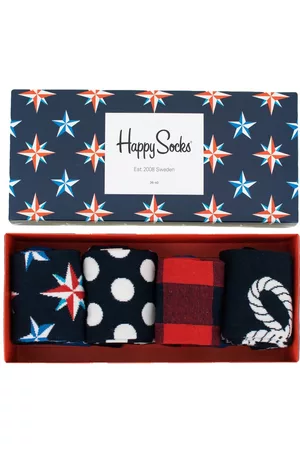 Happy Socks Sokken - Nautical giftbox 4-pack