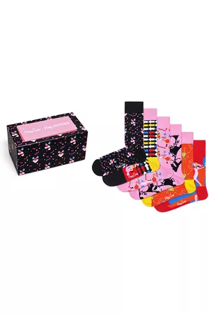 Happy Socks Ondermode - Pink Panther giftbox 6-pack