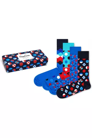 Happy Socks Giftbox 4-pack sokken navy multi II