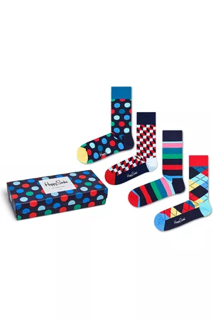 Happy Socks Sokken - Giftbox 4-pack sokken big dot