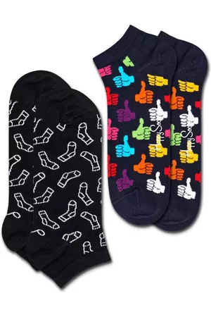 Happy Socks Sokken - 2-pack sneakersokken thumbs up