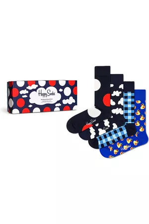 Happy Socks Giftbox 4-pack sokken favourite blues