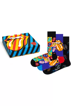 Happy Socks Sokken - Rolling Stones giftbox 3-pack II