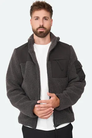 Solution Clothing Teddy Jacket Antra Melange maat L