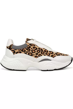 ED HARDY Dames Sneakers - Sneakers Insert runner-wild white/leopard