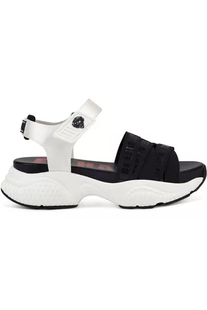 ED HARDY Dames Outdoor Sandalen - Sneakers Overlap sandal black/white