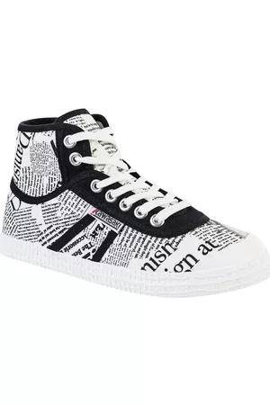 Kawasaki Dames Sneakers - Sneakers News Paper Canvas Boot K202413 1002 White