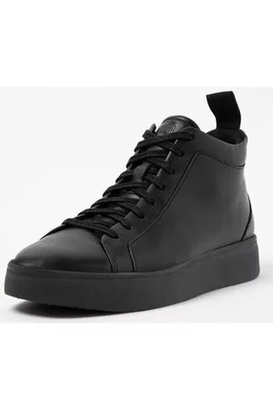 FitFlop Dames Lage sneakers - Lage Sneakers RALLY II LEATHER HIGH-TOP SNEAKERS ALL BLACK