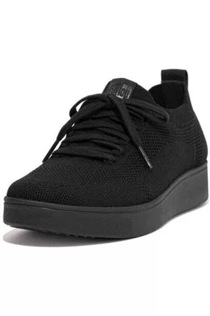 FitFlop Dames Lage sneakers - Lage Sneakers RALLY X KNIT SNEAKERS ALL BLACK