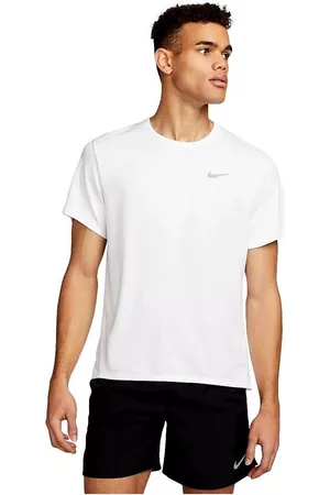 Nike Heren Korte mouw - T-shirt Korte Mouw CAMISETA BLANCA HOMBRE MILER DV9315