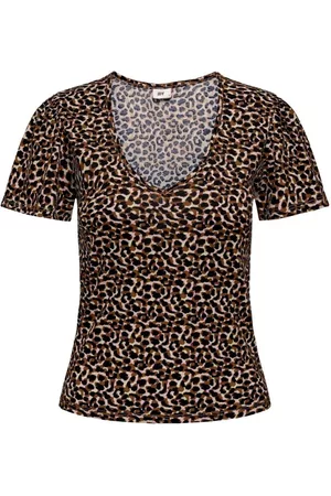 JACQUELINE DE YONG Dames Korte mouw - T-shirt Korte Mouw CAMISETA CUELLO EN V MUJER JDY KAMILLA 15295607