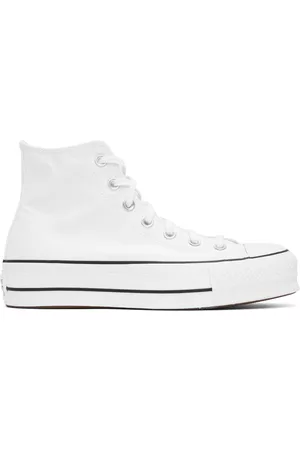 Converse Heren Platform - White Chuck Taylor All Star Lift Platform High Sneakers