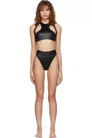 ANDREADAMO Dames Halter bikini's - SSENSE Exclusive Black Halter Bikini
