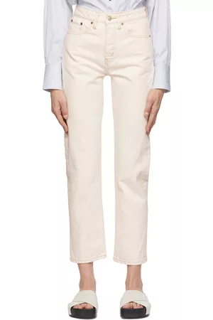 Hope Dames High waisted - White Rise Jeans