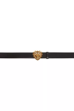 Dolce & Gabbana Dames Riemen - Black Devotion Belt
