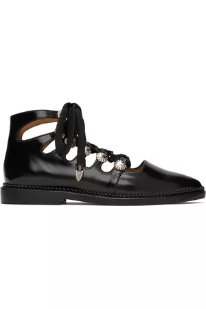 TOGA PULLA Dames Veterschoenen - SSENSE Exclusive Black Lace-Up Shoes