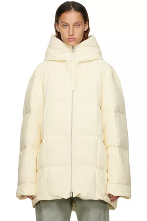 Jil Sander Off-White Quilted Down Jacket