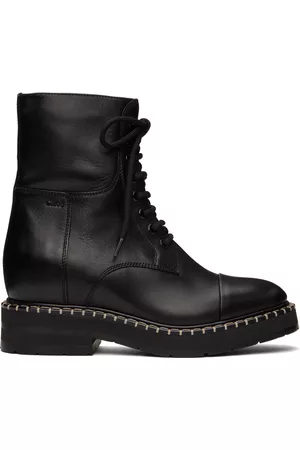 Chloé Dames Enkellaarzen - Black Noua Ankle Boots