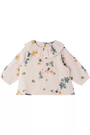 Petit Bateau Baby Blouses - Baby Pink Patterned Blouse