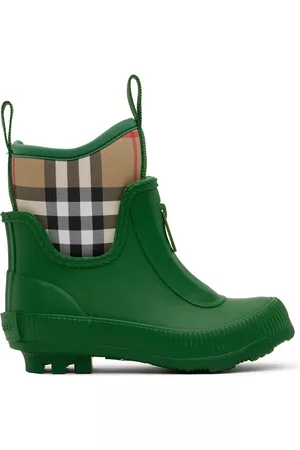 Burberry Laarzen - Kids Green Vintage Check Boots