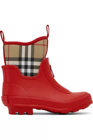 Burberry rain boots sales kids pink