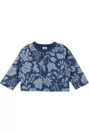 Petit Bateau Baby Blue Quilted Cardigan