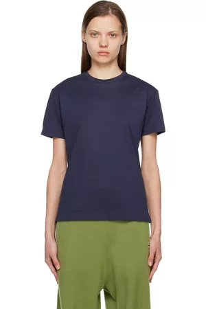 Sunspel Jongens T-shirts - Navy Boy T-Shirt