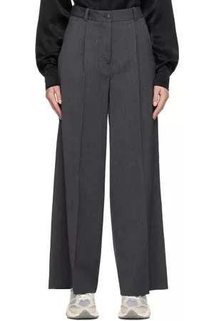 HAN Kjøbenhavn Gray Boxy Suit Trousers