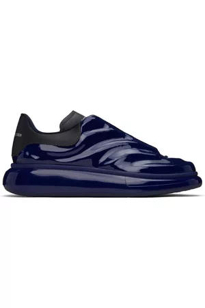 Alexander McQueen Navy Gloss Lux Sneakers