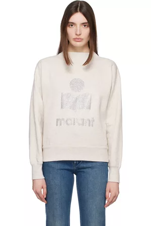 Isabel Marant Dames Sweaters - Off-White Moby Sweatshirt