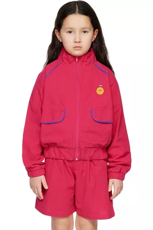 The Campamento Kids Pink Embroidered Jacket