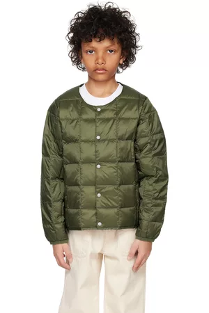 TAION Kids Khaki Quilted Down Jacket