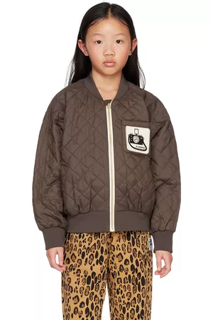 Mini Rodini Kids Brown Quilted Jacket