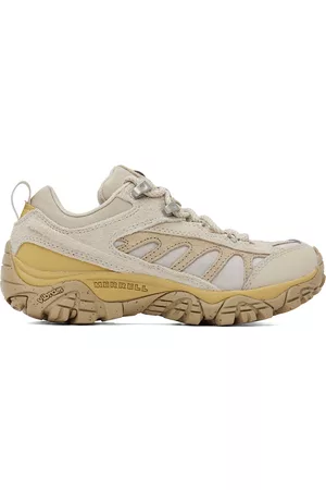 Merrell Dames Sneakers - Off-White & Yellow Moab Mesa Luxe Sneakers