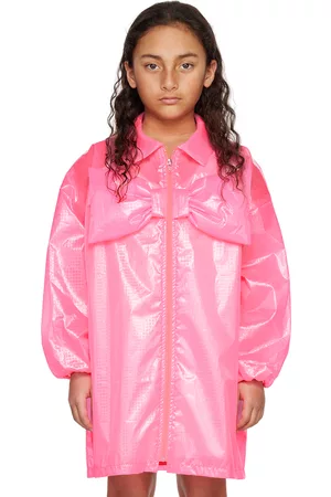 CRLNBSMNS Donsjassen - Kids Pink Zip-Up Jacket