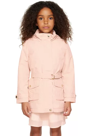 Chloé Donsjassen - Kids Pink Belted Coat