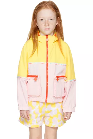 Stella McCartney Donsjassen - Kids Pink & Yellow Zip Jacket