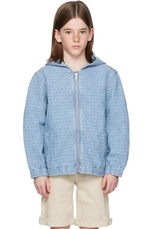 Givenchy Donsjassen - Kids Blue Hooded Jacket